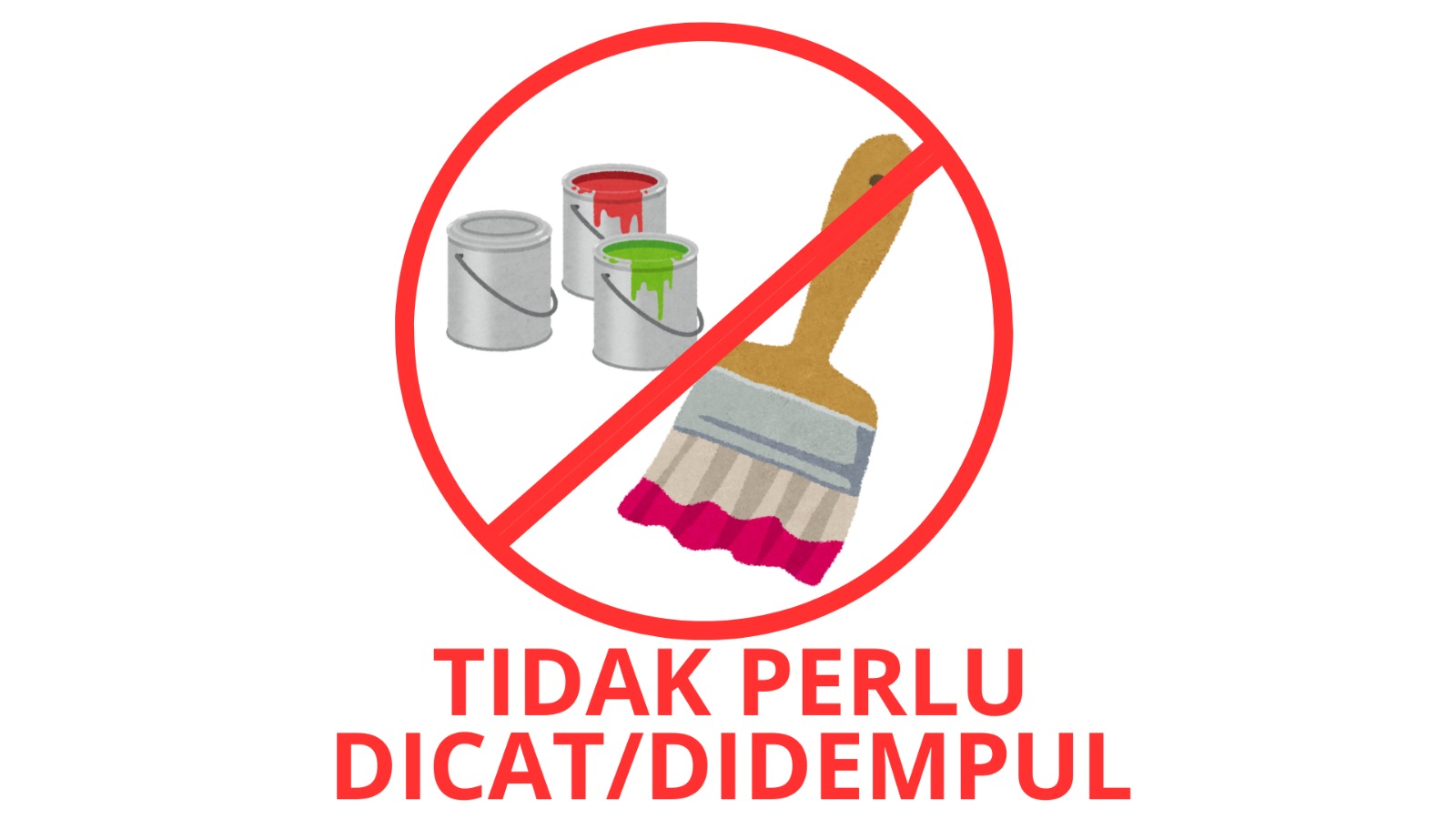 tidak perlu dicat - vinitec